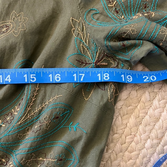 Green and Yellow Midi Dress - Picture 7 of 11